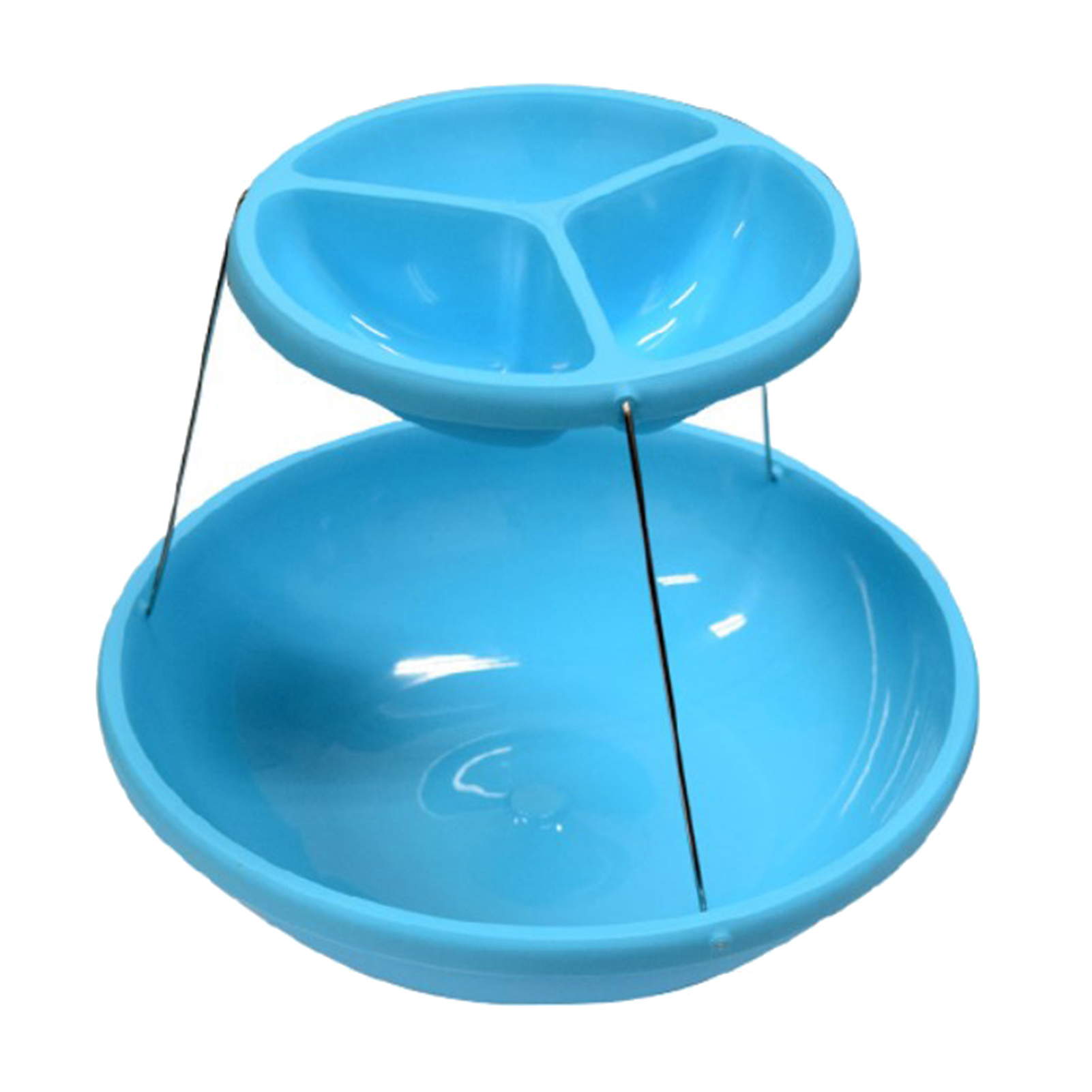 MyBeauty 2/3 Tier Twist Fold Party Bowl Serving Plate Collapsible