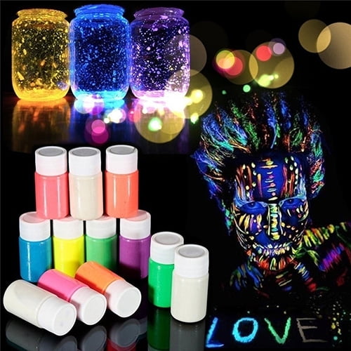 Moon Glow - Blacklight Neon Face Paint Stick / Body Crayon makeup for the  Face & Body - Pastel set of 6 colours - Glows brightly under blacklights