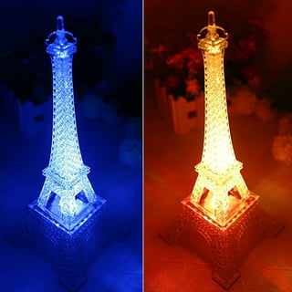 Eiffel Tower】Acrylic Colorful Wine Holder LED Luminous Growing
