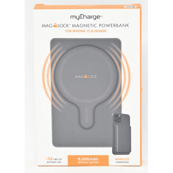 MyCharge MagLock 6000mAh Wireless Magnetic Powerbank Magsafe Charger