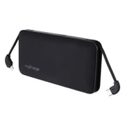 Open Box MyCharge PowerPad+Cables USB-C/ Wireless Powerbank PCW10KK - Black