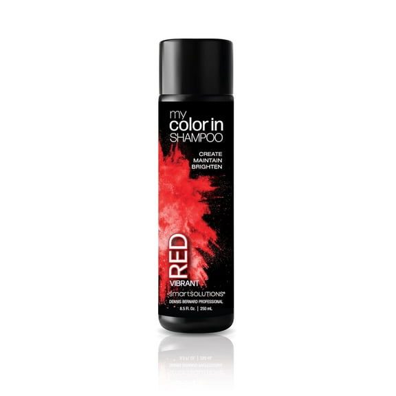 MyColorIn Color Depositing Shampoo (Vibrant Red) - Sulfate & Paraben Free Hair Dye | Made in USA (8 Colors)