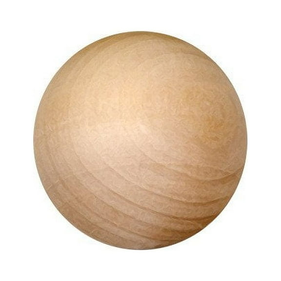 MyCraftSupplies Unfinished Wood Round Balls 1/2 Inch Pack of 100