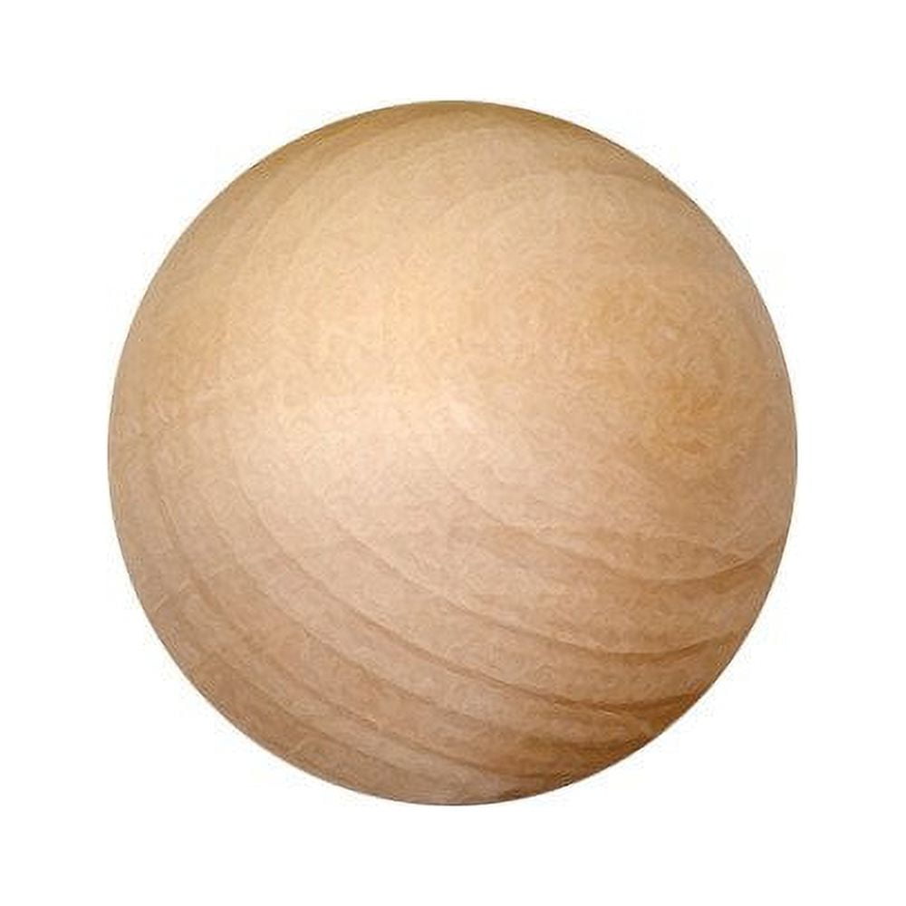 40pcs Wooden Craft Balls Round Balls Unfinished Wood Rounds Large Wood Beads  with No Holes - AliExpress