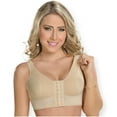 thumbnail image 1 of MyD 0016 Front Closure Compression Post Surgical Bras for Women Fajas Colombianas Beige 2XL, 1 of 4