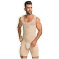 thumbnail image 1 of MyD 0061 Mens Tummy Control Slimming Full Body Shaper Fajas Colombianas Beige 2XL, 1 of 2