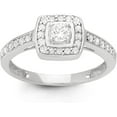 thumbnail image 1 of MyDiamondBox 1/2 Carat Total Weight (cttw) 14K White Gold Wedding Rings - Modern Diamond Bridal Ring for Women and Girls (Size: 6), 1 of 3