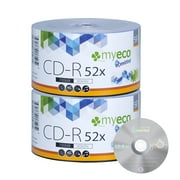 MyEco 80 Min 700 MB 52X CD-R Recordable Disks Spindle. 100 Pack