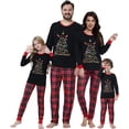 thumbnail image 1 of MyFav Matching Family Christmas Pajamas Set, Xmas Holiday PJs for Women/Men/Kids, Letter Printed Loungewear Sleepwear, 1 of 7