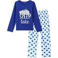 thumbnail image 1 of MyFav Women's Christmas Pajama Set Long-Sleeve Sleepwear Set Warm Cute Plus Size Loungewear with Adjustable Waistband,XS-3XL, 1 of 5