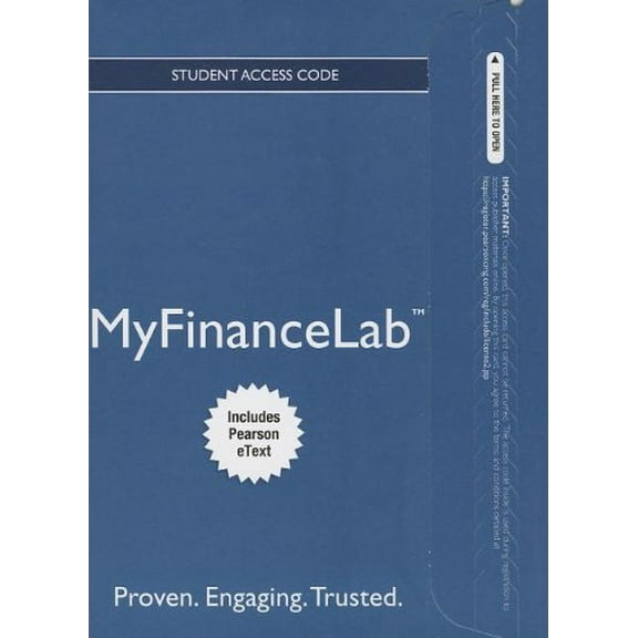 MyFinanceLab with Pearson eText Access Card Financial Management