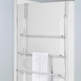 thumbnail image 1 of MyGift 24-inch Over-The-Door width Chrome-Plated Finish Towel Rack, 1 of 6
