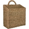 thumbnail image 1 of MyGift Wall Basket Hanging Storage Basket, Large Decorative Baskets, Magazine and Mail Organizer Basket 12.5 Inch, 1 of 5