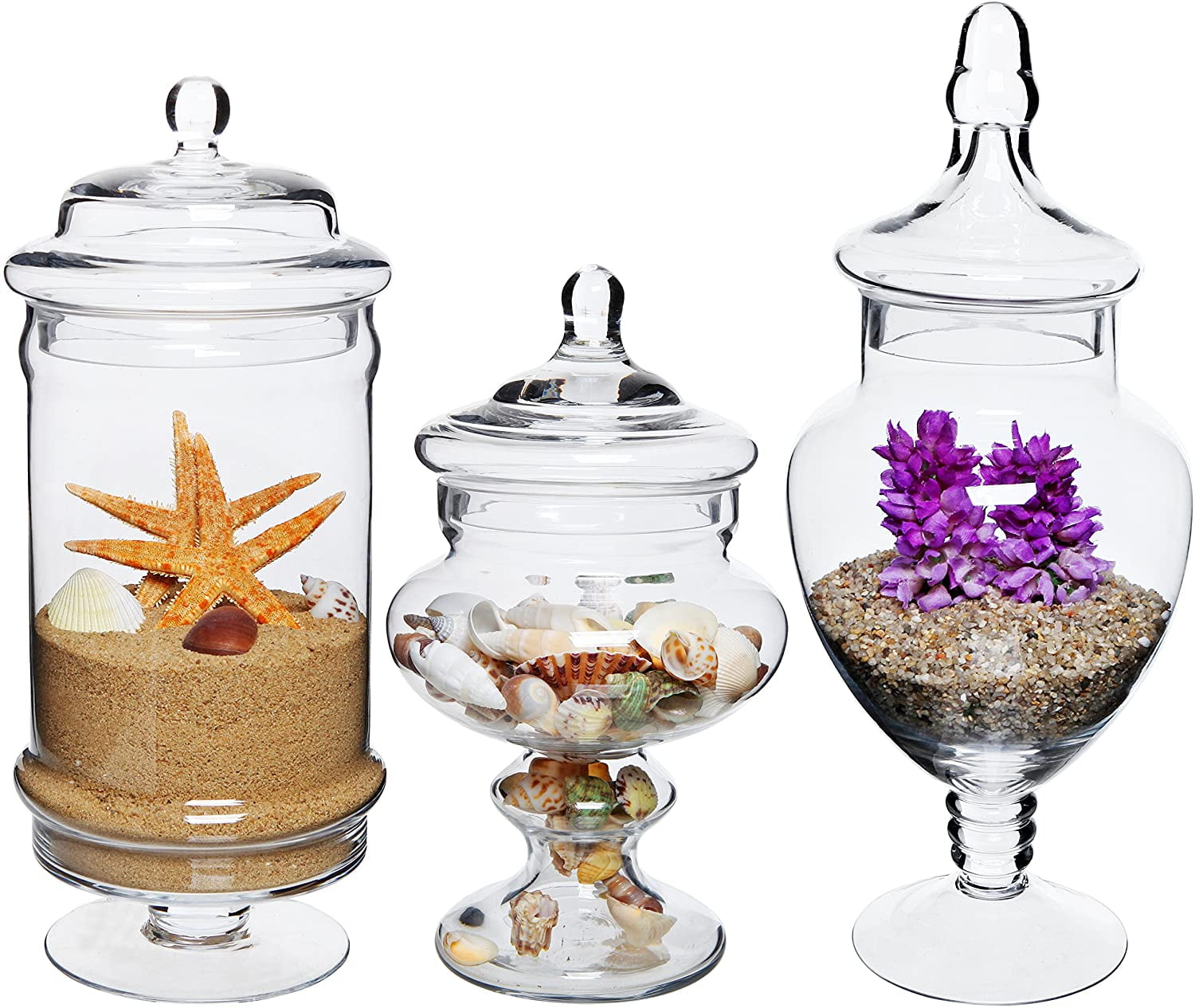 Clear Glass Apothecary Jars – Roost Gift & Home Collection