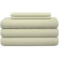 thumbnail image 1 of MyGiza Sheets 5 Piece Split Queen Sheets for Adjustable Bed - 400 Thread Count 100% Giza Cotton Split Queen Sheet Sets for Split Queen Mattress - Ivory, 1 of 8