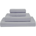 thumbnail image 1 of MyGiza Sheets 4 Piece Full-XL Sheet Sets 400 TC 100% Giza Cotton Silver Grey Sheet Set Fits Upto 18 inches Deep, 1 of 7