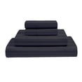 thumbnail image 1 of MyGiza Sheets 4 Piece King Sheet Sets 400 TC 100% Giza Egyptian Cotton Dark Grey Striped Sheet Set Fits upto 18 Inches Deep, 1 of 4