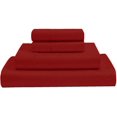 thumbnail image 1 of MyGiza Sheets 4 Piece Queen Sheet Sets 400 TC 100% Giza Cotton Burgundy Sheet Set Fits Upto 18 inches Deep, 1 of 3