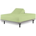 thumbnail image 1 of MyGiza Sheets Top Split Queen Sheets Sets for Adjustable beds- 100% Giza Cotton,34" Split Top Queen,Sage Solid, 1 of 8