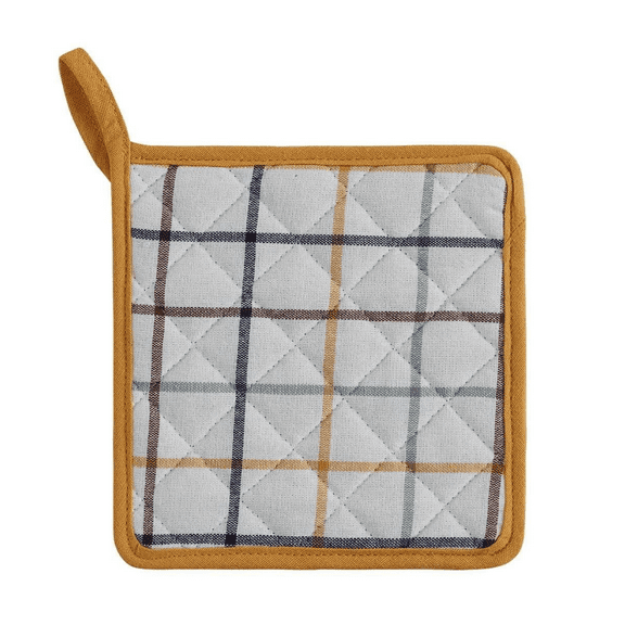 MyHome Country Pot Holder, Heat Resistant Oven Mitts, Cotton Oven Gloves, Pan Lid Holder, Pot holder for kitchen, Cotton, Madison, MultiColour, 20x20 Cm