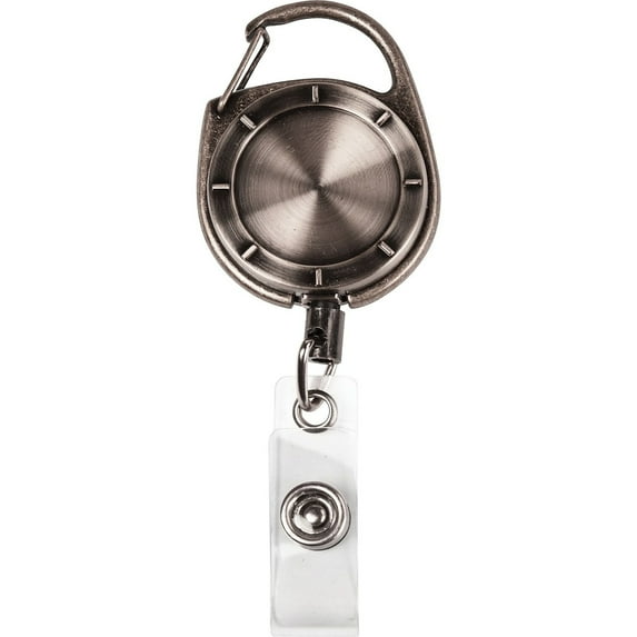 MyID® Carabiner Card Reel, Pewter Color, 23" Cord