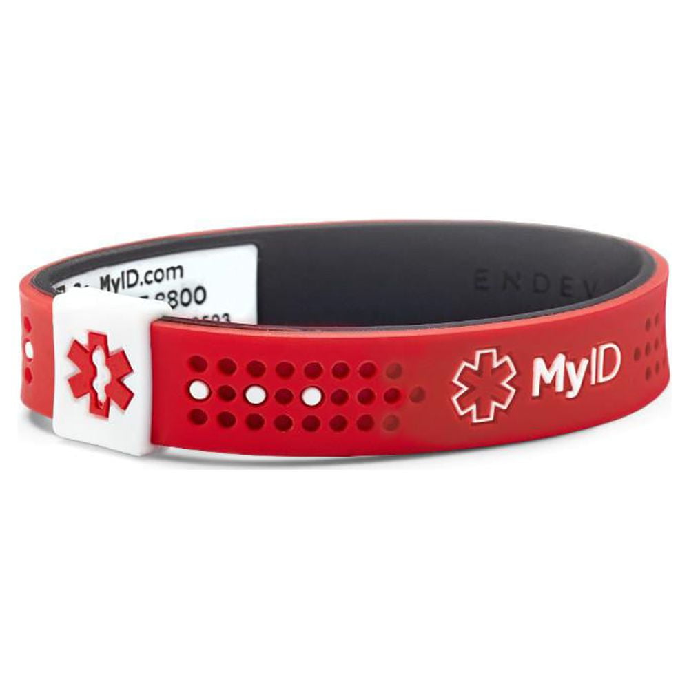 Non removable shop medical id bracelet