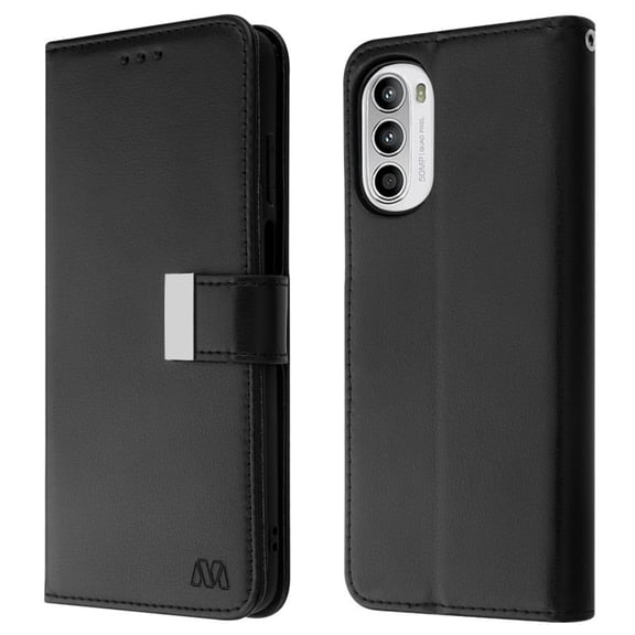 MyJacket Wallet Case Xtra Series for Motorola Moto G 5G (2022) - Black / Black