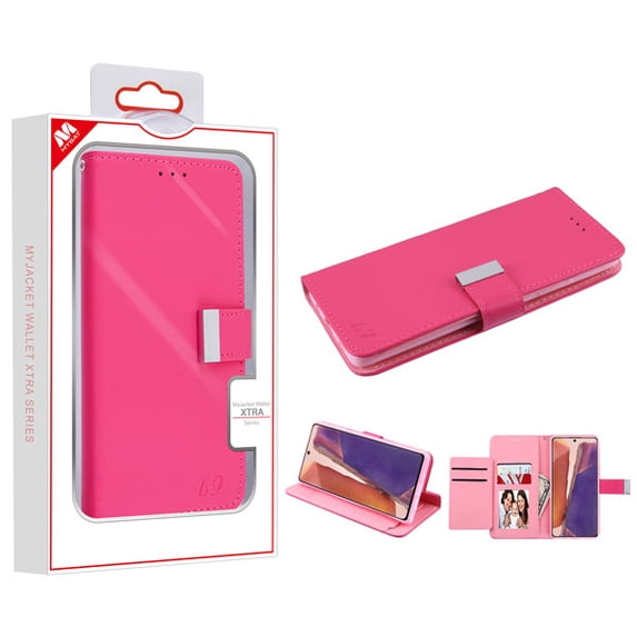 MyJacket Wallet Xtra Series for Samsung Galaxy Note 20 - Hot Pink / Pink