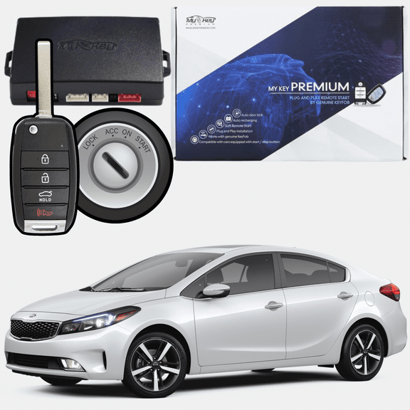 MyKey Premium 2017-2018 Kia Forte YD Key Ignition Remote Start Kit, Plug-and-Play