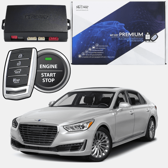 MyKey Premium 2017-2019 Genesis G90 Remote Start Kit, Plug-and-Play, OEM Key Fob