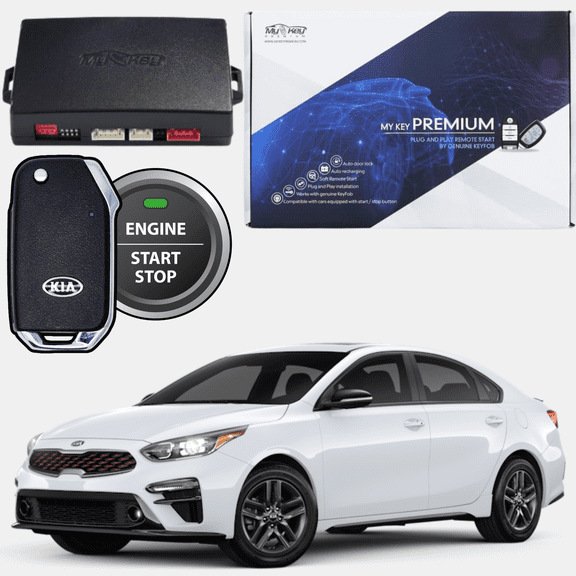 MyKey Premium 2019-2021 Kia Forte BD Push-Button Start Remote Start Kit, Plug-and-Play