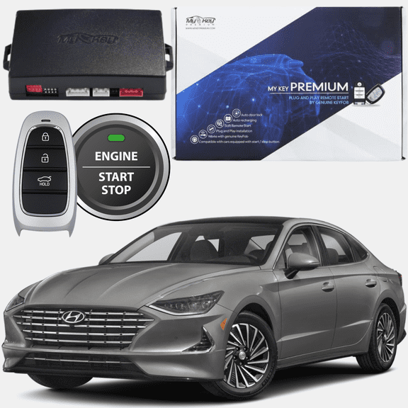 MyKey Premium 2020-2023 Hyundai Sonata Push-Button Start Remote Start Kit, Plug-and-Play