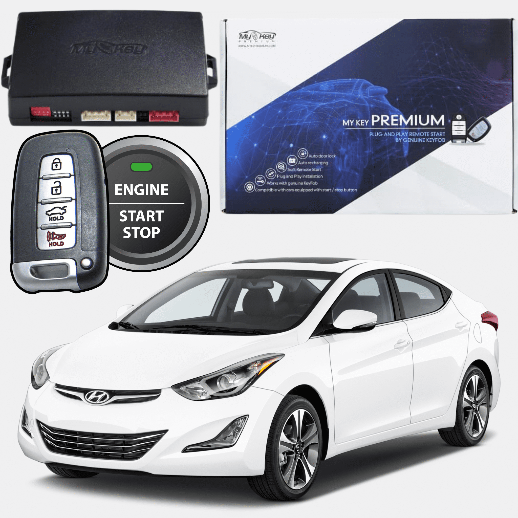 2017 hyundai elantra online remote start kit