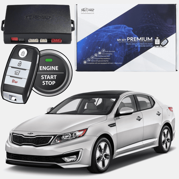 MyKey Premium 2014-2015 Kia Optima TF Push-Button Start Remote Start Kit, Plug-and-Play