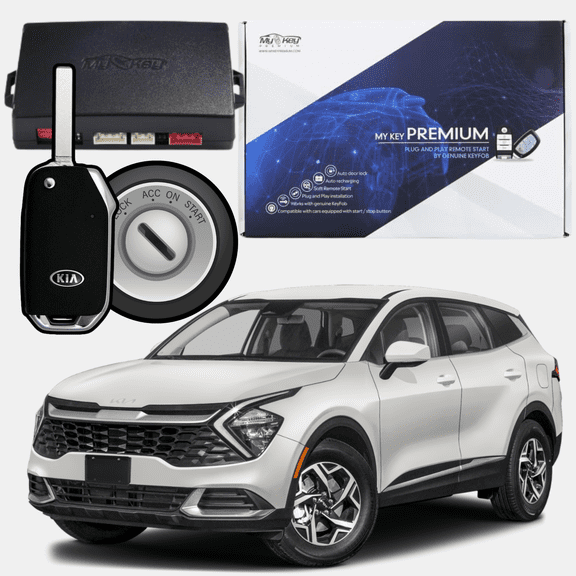 MyKey Premium Kia Sportage NQ5 & SL Remote Start Kit, Plug-and-Play, OEM Key Fob