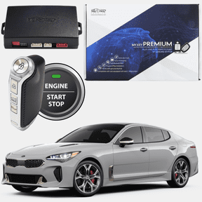 MyKey Premium Kia Stinger Remote Start Kit, Plug and Play Remote Starter System, Factory OEM Key Fob Engine Start, DIY Installation, Climate Control, No Programming Required