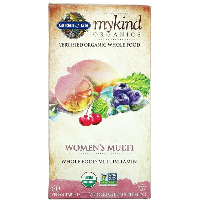 MyKind Organics, Women's Multi, 60 Vegan Tablets, Garden of Life