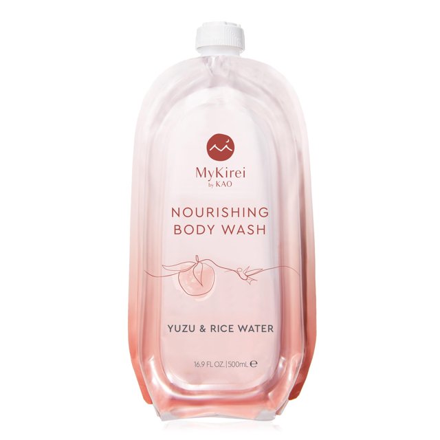 MyKirei by KAO Yuzu & Rice Water Nourishing Body Wash, Refill, 16.9 oz C39