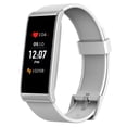 thumbnail image 1 of MyKronoz ZeFit4 HR Fitness Activity Tracker with Heart Rate Monitoring, Color Touchscreen & Smart Notifications - White/Silver, 1 of 2