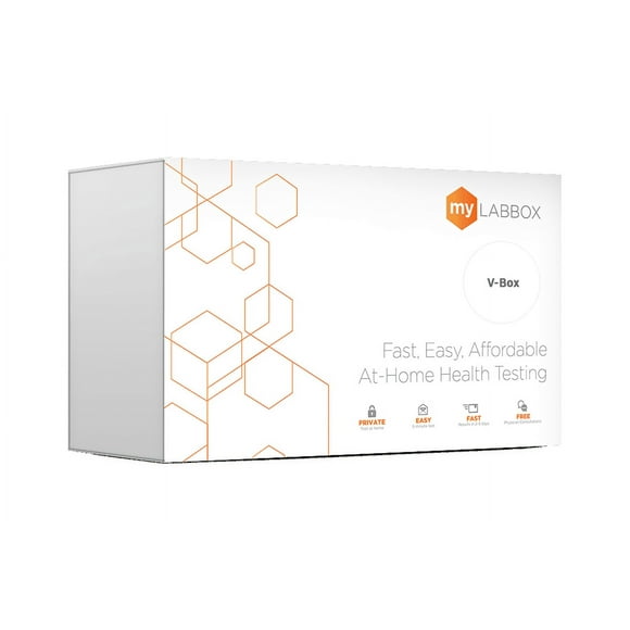 MyLab Box V-Box - 5 Panel Vaginal Health At-Home Test + Mail-in Kit for WOMEN