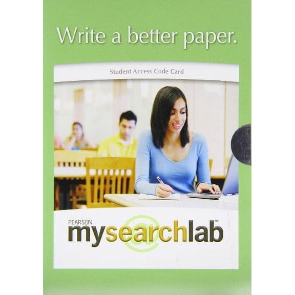 MyLab Search without Pearson eText -- Valuepack Access Card, 9780205699421, Paperback, 1