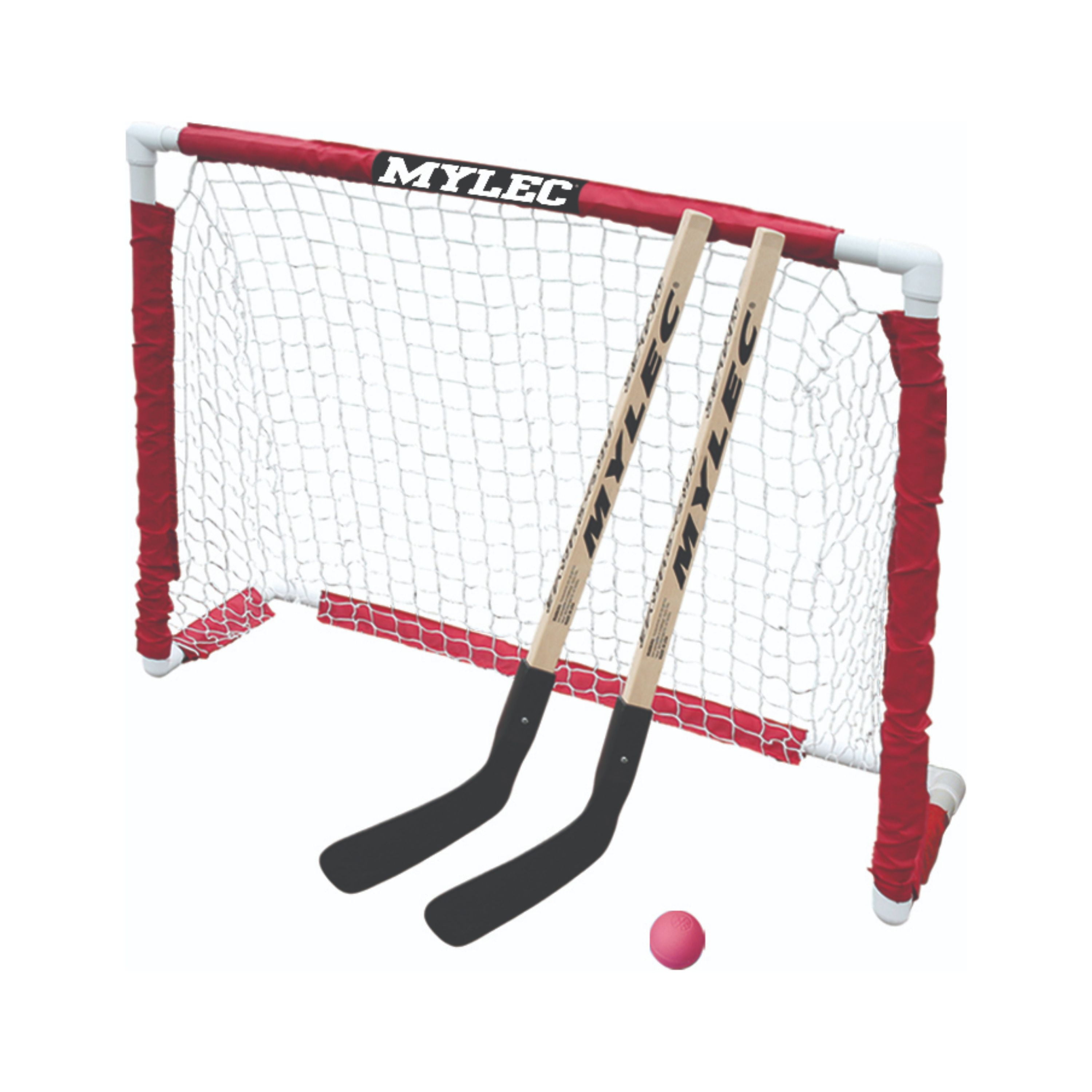 MyLec Mini Hockey Set, with 1 Hockey Goal, 2 32" Hockey Sticks & 1 Soft