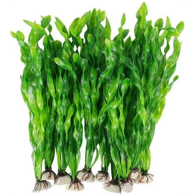 MyLifeUNIT Artificial Seaweed Water Plants for Aquarium, Plastic Fish