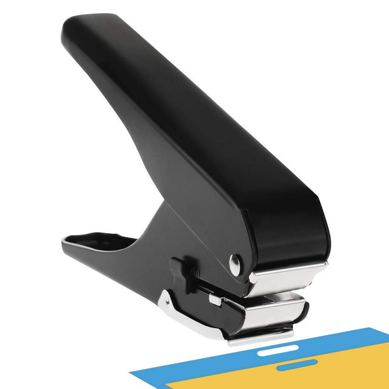 MyLifeUNIT Slot Puncher, Badge Hole Punch for Id Card, PVC Slot and Paper,  Heavy-Duty Hole Punch for Pro Use 
