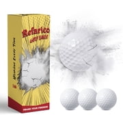 MyMealivos Exploding Golf Ball, 3 pack Prank Balls-Explode on Impact, Funny Shocked Golf Balls Gag Golfing Gifts for Adults