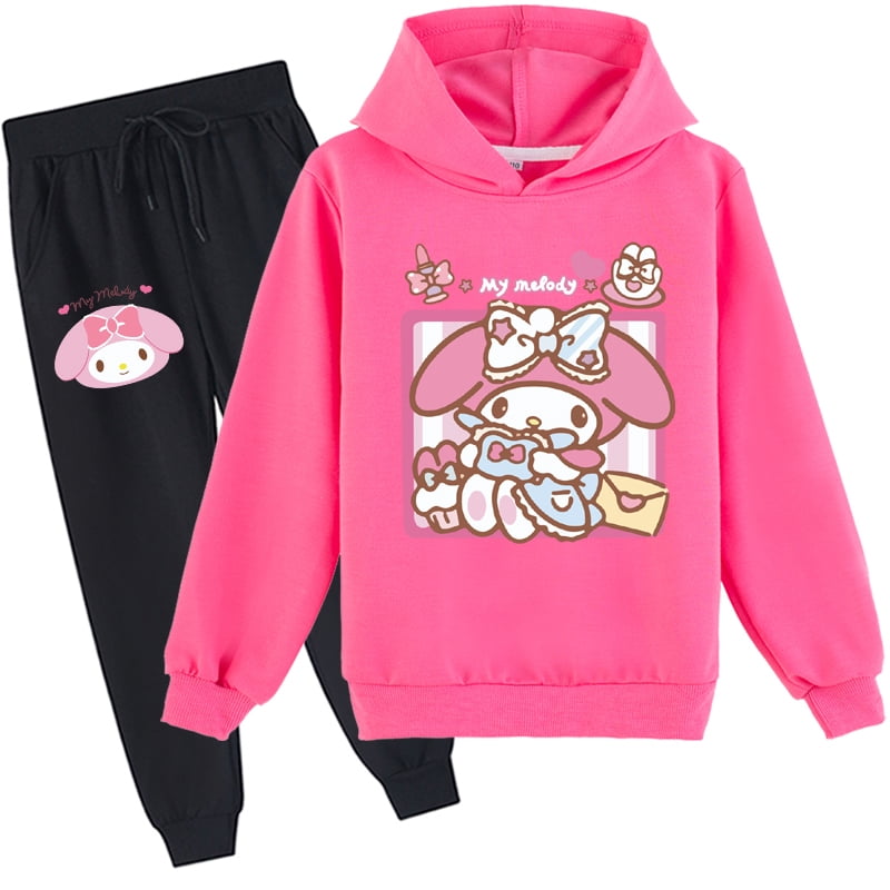 MyMelody Kids Hoodie Set for Boys and Girls - Walmart.com