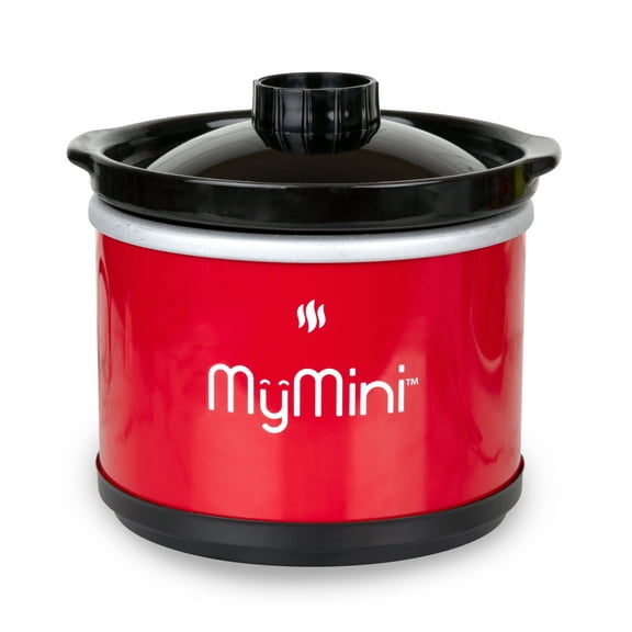 MyMini 20-Oz. Red Chocolate Fondue Dipping Pot and Slow Cooker, 40 Watts, Red
