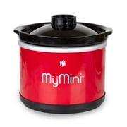 MyMini 20-Oz. Red Chocolate Fondue Dipping Pot and Slow Cooker, 40 Watts, Red