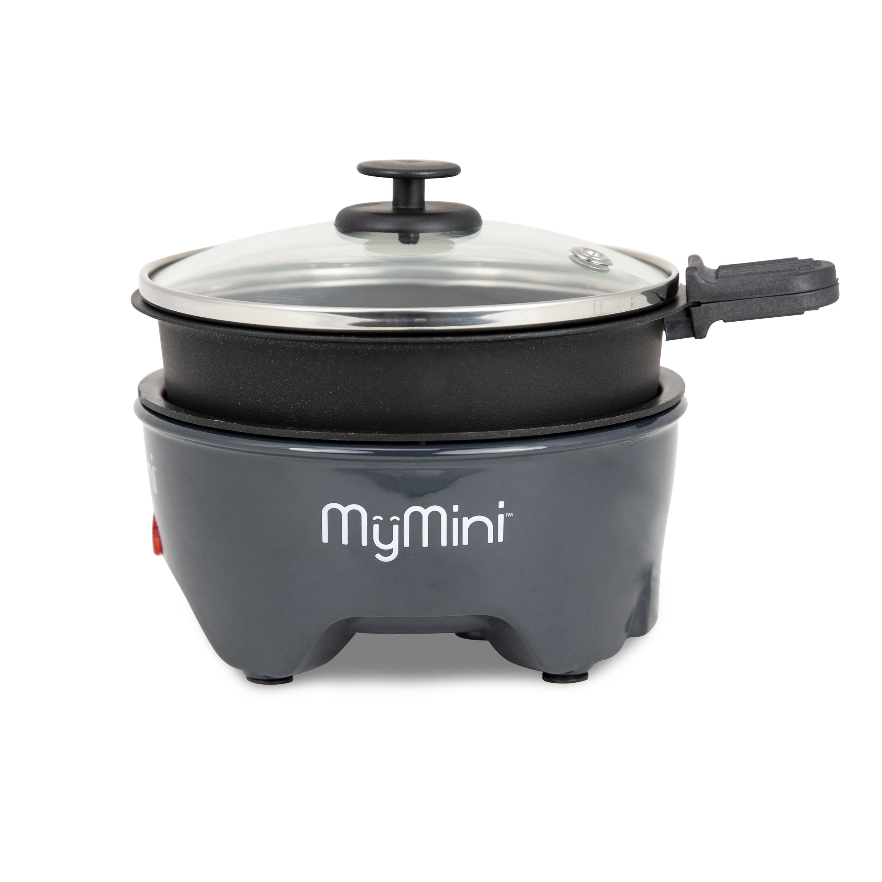 MyMini 5 in. Noodle Cooker, Ramen Cooker and Electric Hot Pot, Blackberry
