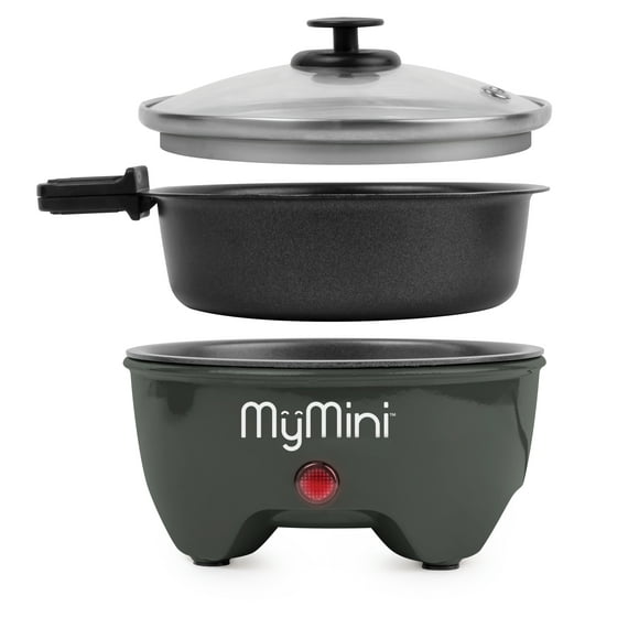 MyMini 5-inch Noodle Cooker & Skillet Electric Hot Pot, Blackberry (3.7" x 5.25", 1.25 Lb)